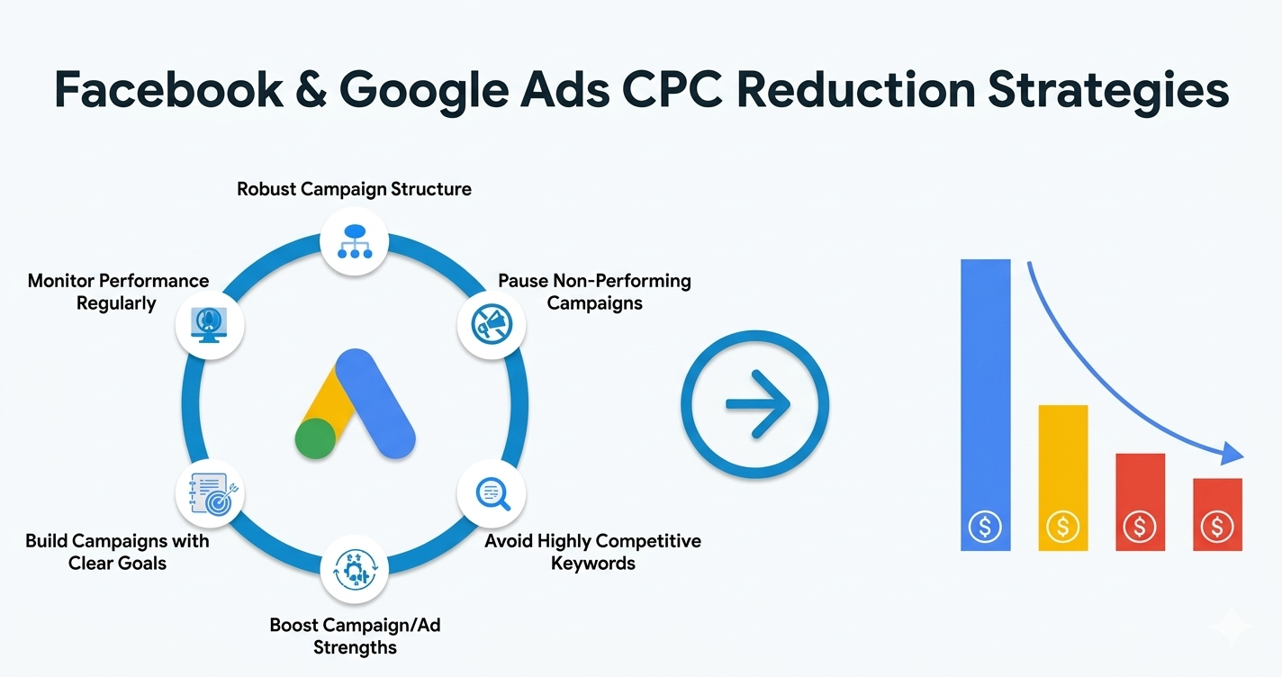 Facebook & Google Ads CPC Reduction Strategies